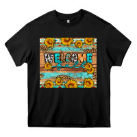 Black Welcome fall Heavy Core Tee - Artiststas