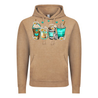 Vintage Coffee daisy coffee cups Vintage Hoodie - Zillion Design Studio