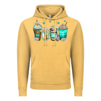 Vintage Mustard daisy coffee cups Vintage Hoodie - Zillion Design Studio