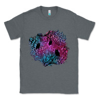 Charcoal Heather halloween patch  1 Classic Tee - BundleAndBundleShop
