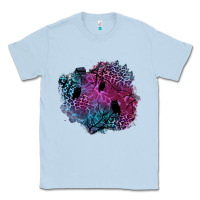 Dusty Blue halloween patch  1 Classic Tee - BundleAndBundleShop
