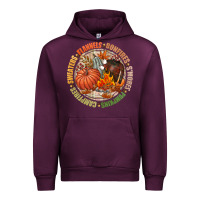 Mauve Wine Bonfires flannels smores campfires pumpkin Urban Hoodie - NancyCooperArtShop