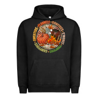Pigment Black Bonfires flannels smores campfires pumpkin Urban Hoodie - NancyCooperArtShop