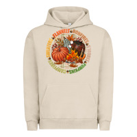 Pigment French Oak Bonfires flannels smores campfires pumpkin Urban Hoodie - NancyCooperArtShop