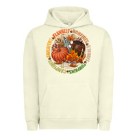 Pigment Pistachio Bonfires flannels smores campfires pumpkin Urban Hoodie - NancyCooperArtShop