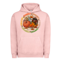 Pigment Salmon Bonfires flannels smores campfires pumpkin Urban Hoodie - NancyCooperArtShop
