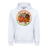 White Bonfires flannels smores campfires pumpkin Urban Hoodie - NancyCooperArtShop