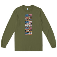 Army Green usa flag and western patterns  penwraps Long Sleeve Tee - Artiststas