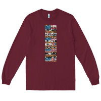 Usa Flag And Western Patterns  Penwraps Long Sleeve Tee | Teevron