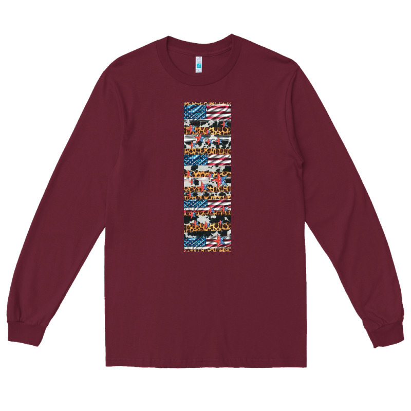 Usa Flag And Western Patterns  Penwraps Long Sleeve Tee by Artiststas | Teevron