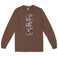 Chestnut usa flag and western patterns  penwraps Long Sleeve Tee - Artiststas