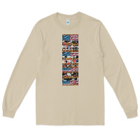 Mushroom usa flag and western patterns  penwraps Long Sleeve Tee - Artiststas