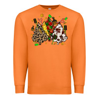 Carrot hair stylist with christmas tree Premium Sweatshirt - MaliasSmallBusiness