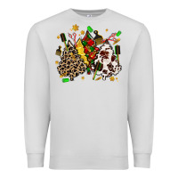 Dove Grey hair stylist with christmas tree Premium Sweatshirt - MaliasSmallBusiness