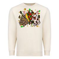 Sandshell hair stylist with christmas tree Premium Sweatshirt - MaliasSmallBusiness