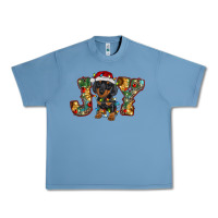 Pebble Blue dachshund puppy christmas joy Urban Heavy Tee - BarkalooDesign