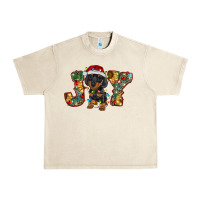 Sandshell dachshund puppy christmas joy Urban Heavy Tee - BarkalooDesign