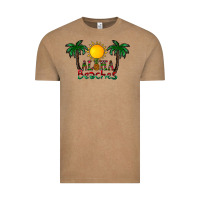 Vintage Coffee aloha beaches Vintage Tee - CowhideDigitalArt
