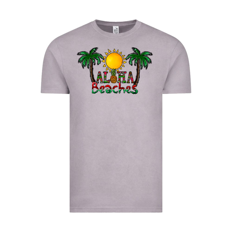 Aloha Beaches Vintage Tee by CowhideDigitalArt | Teevron
