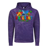 Cloud Purple different is beautiful autism stitch Vintage Hoodie - Zillion Design Studio