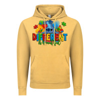 Vintage Mustard different is beautiful autism stitch Vintage Hoodie - Zillion Design Studio