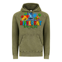 Vintage Olive different is beautiful autism stitch Vintage Hoodie - Zillion Design Studio