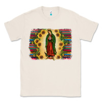 Natural serape our lady of guadalupe Classic Tee - JahusDesignShop