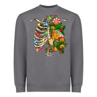 Storm skeleton chest christmas Heavyweight Sweatshirt - FaDigitalArtStudio