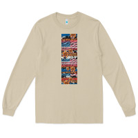 Mushroom usa flag and western patterns  penwraps Long Sleeve Tee - Artiststas