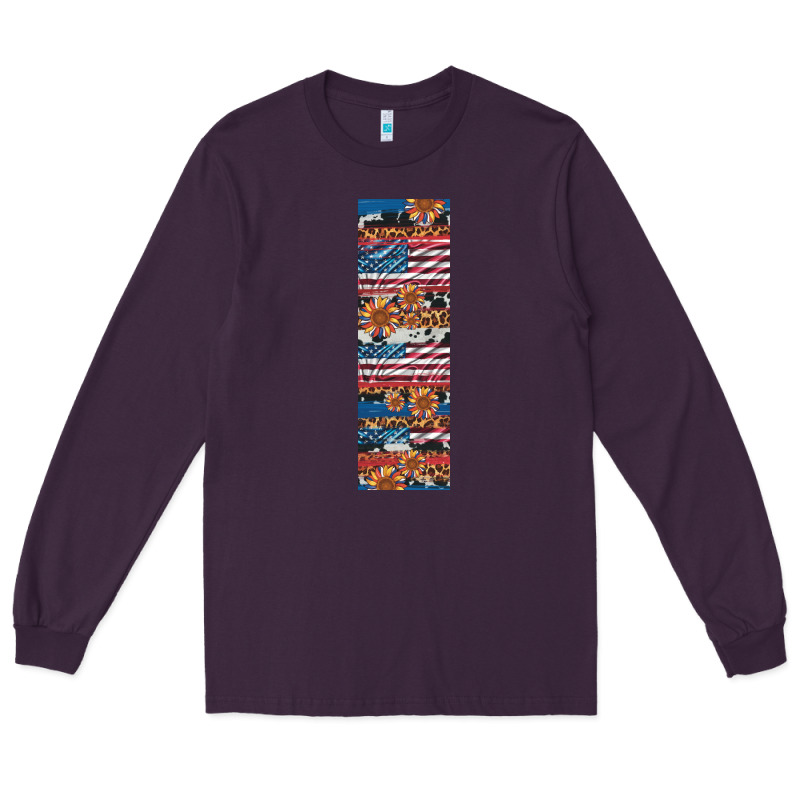 Usa Flag And Western Patterns  Penwraps Long Sleeve Tee by Artiststas | Teevron