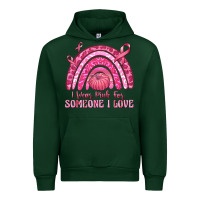 Forest Green i wear pink for someone i love Urban Hoodie - texasbilliewilder