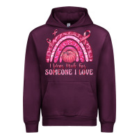 Mauve Wine i wear pink for someone i love Urban Hoodie - texasbilliewilder