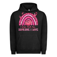 Pigment Black i wear pink for someone i love Urban Hoodie - texasbilliewilder