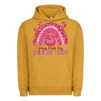 Pigment Peanut Butter i wear pink for someone i love Urban Hoodie - texasbilliewilder