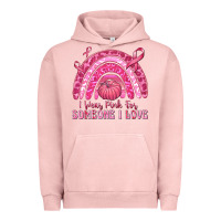 Pigment Salmon i wear pink for someone i love Urban Hoodie - texasbilliewilder
