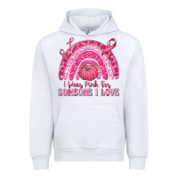 White i wear pink for someone i love Urban Hoodie - texasbilliewilder