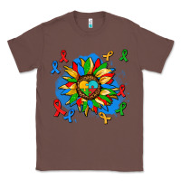 Chestnut autism sunflower ribbon Classic Tee - AdoDesignShop