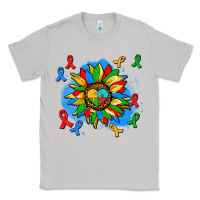 Moon Dust autism sunflower ribbon Classic Tee - AdoDesignShop