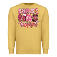 Antique Gold christmas vibes pink Premium Sweatshirt - MaliasSmallBusiness