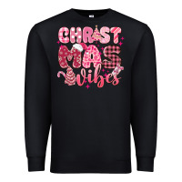 Black christmas vibes pink Premium Sweatshirt - MaliasSmallBusiness