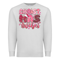 Dove Grey christmas vibes pink Premium Sweatshirt - MaliasSmallBusiness