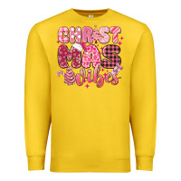Lemon christmas vibes pink Premium Sweatshirt - MaliasSmallBusiness