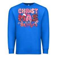 True Royal christmas vibes pink Premium Sweatshirt - MaliasSmallBusiness