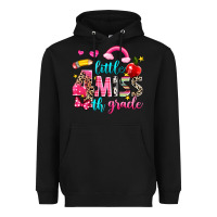 Black little miss fourth grade Heavyweight Hoodie - NancyCooperArtShop