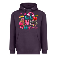 Plum little miss fourth grade Heavyweight Hoodie - NancyCooperArtShop