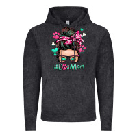 Dog Mom Messy Bun Vintage Hoodie | Teevron