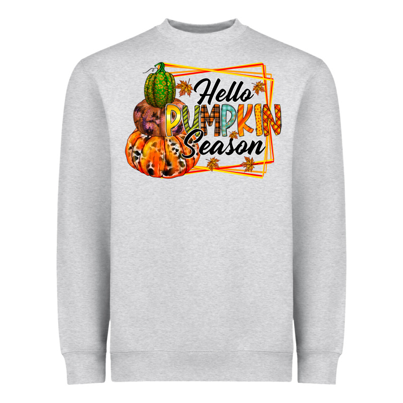 Hello Pumpkin Season Heavyweight Sweatshirt by RacoonDesign | Teevron