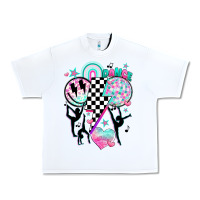 White retro dance Urban Heavy Tee - JahusDesignShop
