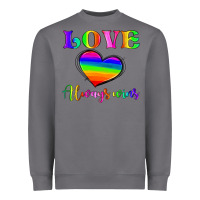 Storm love always wins Heavyweight Sweatshirt - HRA Design Shop