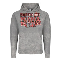 Glitter And Dirt Mama Of Both Girls Vintage Hoodie | Teevron